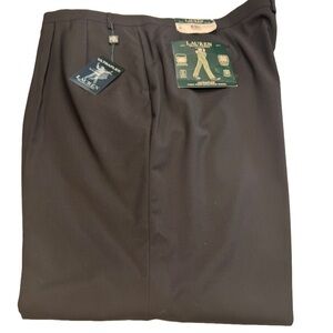 Lauren Ralph Lauren Classic-Fit Ultraflex Wool Dress Pants Navy Blue 52x34 NWT